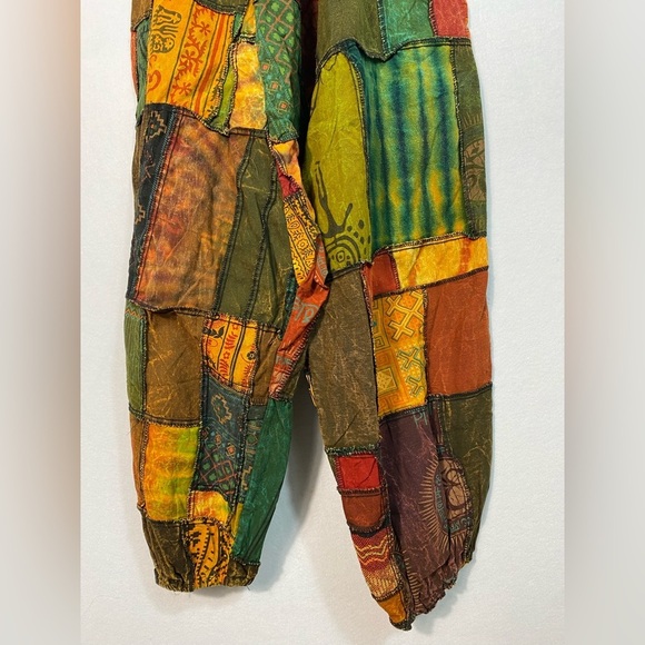 Colorful Patchwork Overalls - Picture 6 of 12